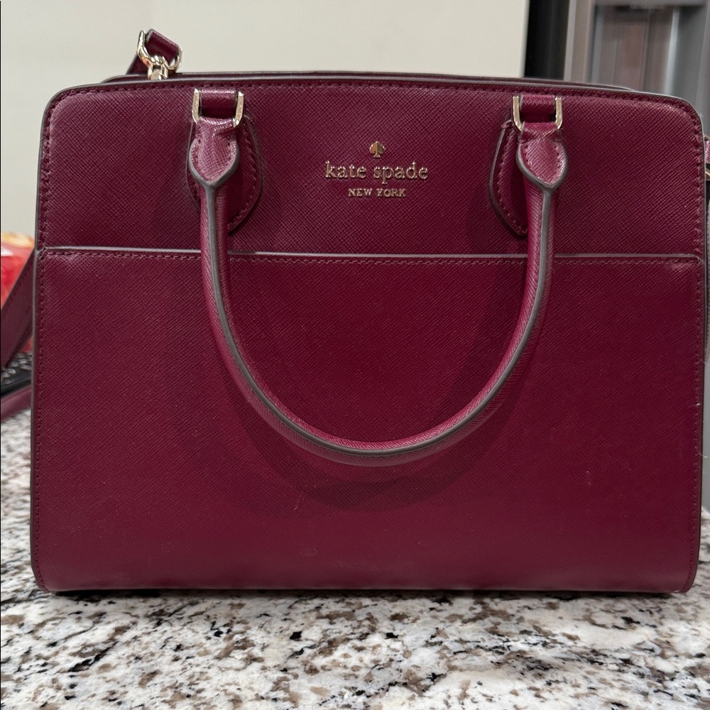 Kate Spade Deep Red Satchel